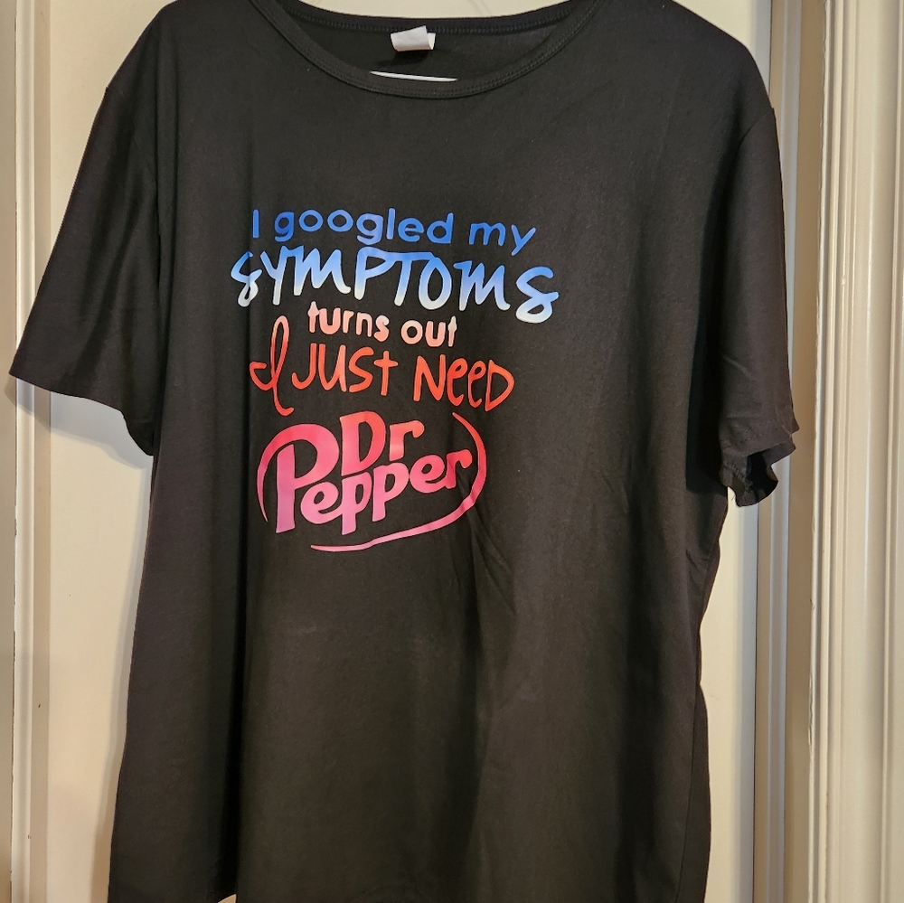 Black Dr Pepper Graphic T-Shirt